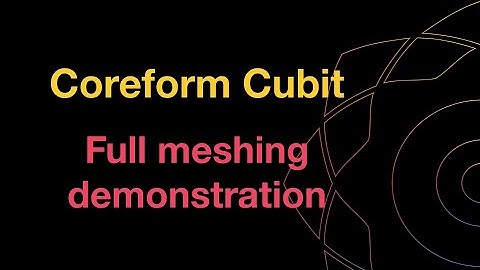Live Coreform Cubit meshing demonstration for use with MOOSE
