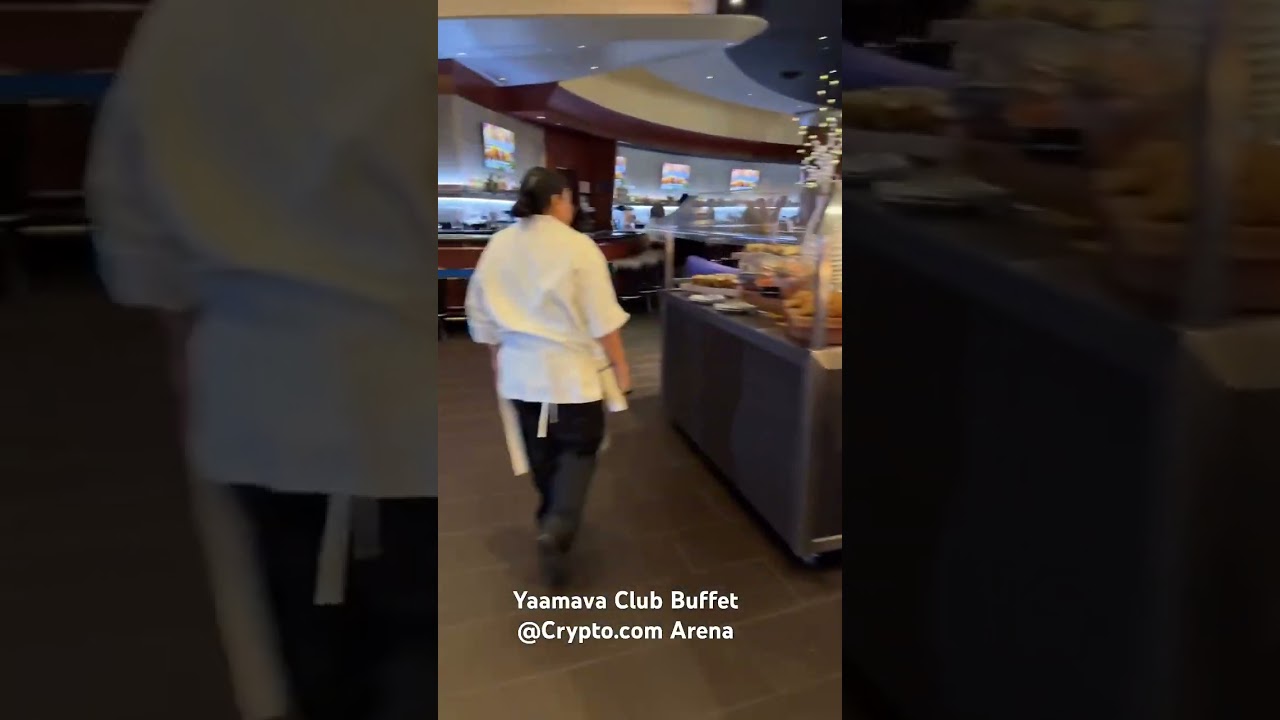 Yaamava Club buffet at Crypto.com arena. #lakers #cryptoarena #losangeles -  YouTube