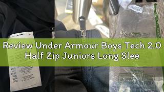 Review Under Armour Boys Tech 2.0 Half Zip Juniors Long Sleeve