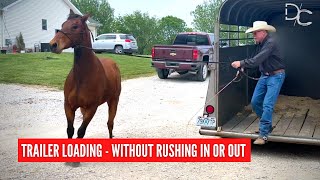 D/C  TRAILER LOADING WITHOUT RUSHING IN or OUT