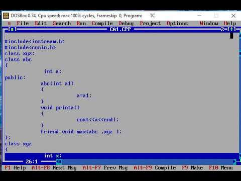 Using Friend Function Find Maximum No. From Given Nimbers.||C++ Lanugage||KPRO GROUP||