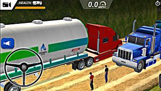 Offroad Oil Tanker Transporter Truck Simulator 2019 || Android Gameplay || Android Test Driver screenshot 3