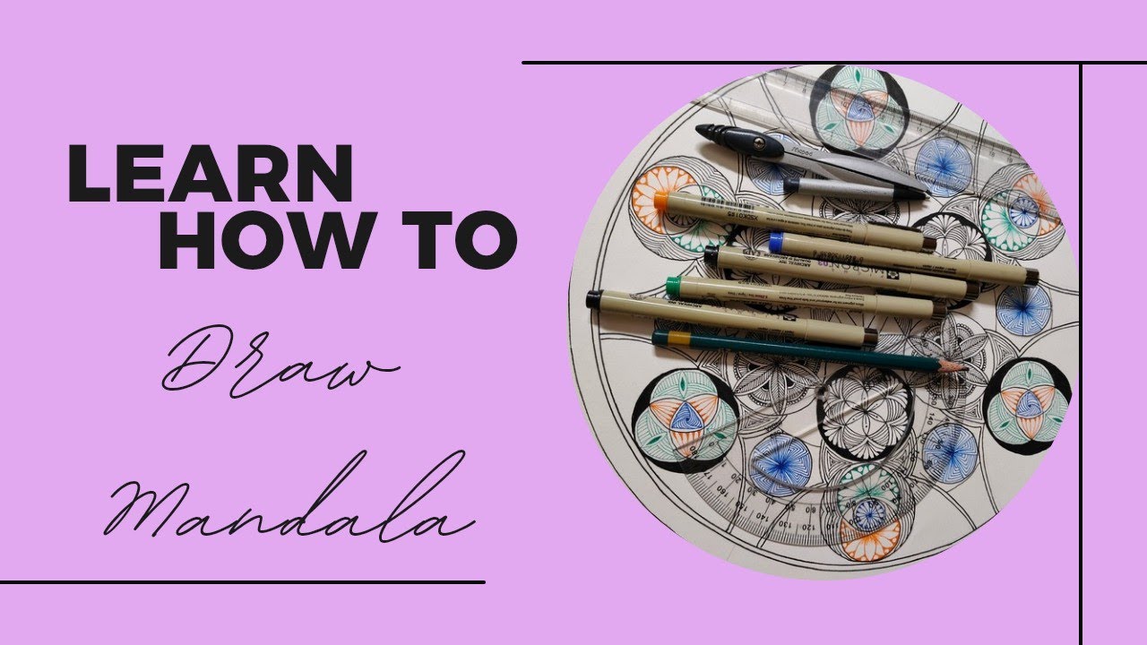 Mandala Tutorial with Sacred Geometry Symbols. Part 4