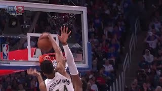 Giannis Antetokounmpo Channels Michael Jordan On Double Pump Finish! Bucks vs Pistons Game 4