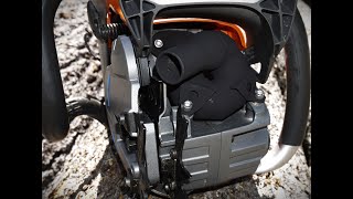 Husqvarna 562 xp mark 2 with keg fab twisty pipe