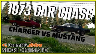 Clic Car Chase, Mustang Vs Charger Beamng.drive Short Cinematic.