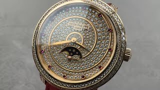 Ladies' Patek Philippe Moonphase Diamond Pavé 4968/400R-001 Patek Philippe Watch Review Ladies' Patek Philippe Moonphase Diamond Pavé 4968/400R-001 Patek Philippe Watch Review