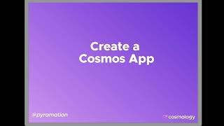 Create a Cosmos App with create-cosmos-app screenshot 2