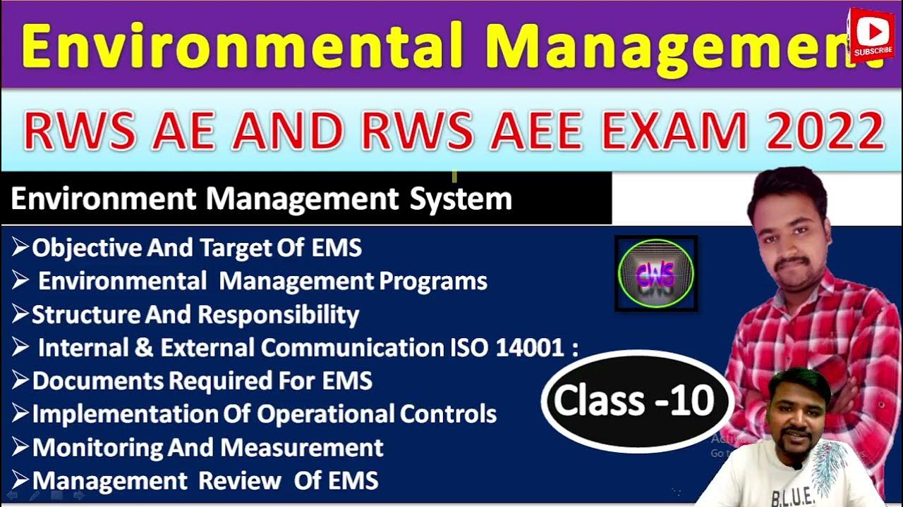 Envi Management Class10 Objective And Target Of EMS, EM Programs