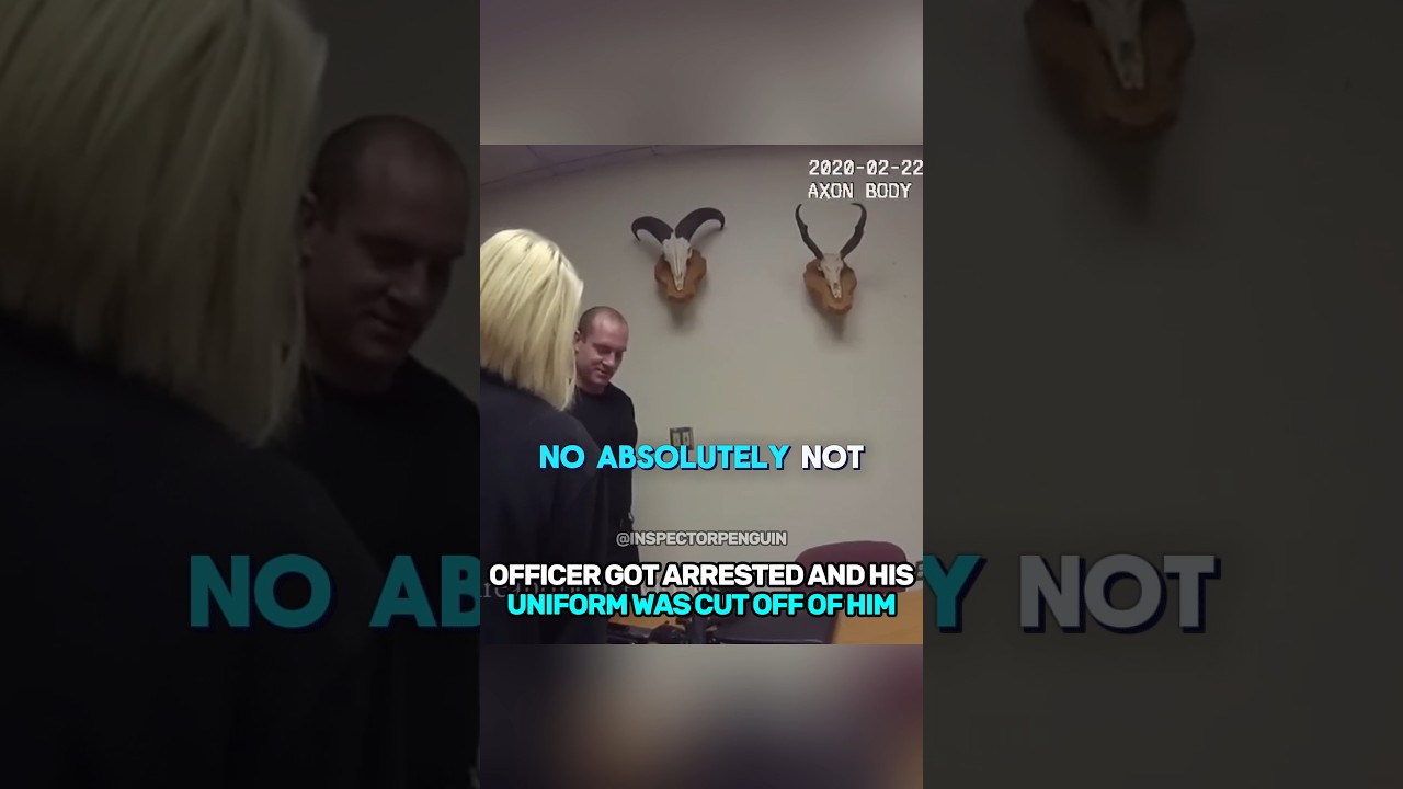 Officer Got Arrested And His Uniform Was Cut Off Of Him 🤯