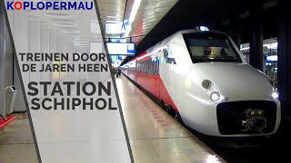 Treinen Door De Jaren Heen Op Station Schiphol back In Time