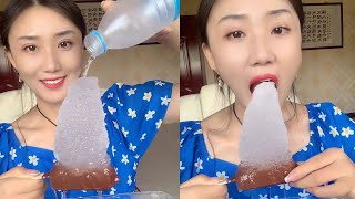 Buz Yemek İce Eating - Video