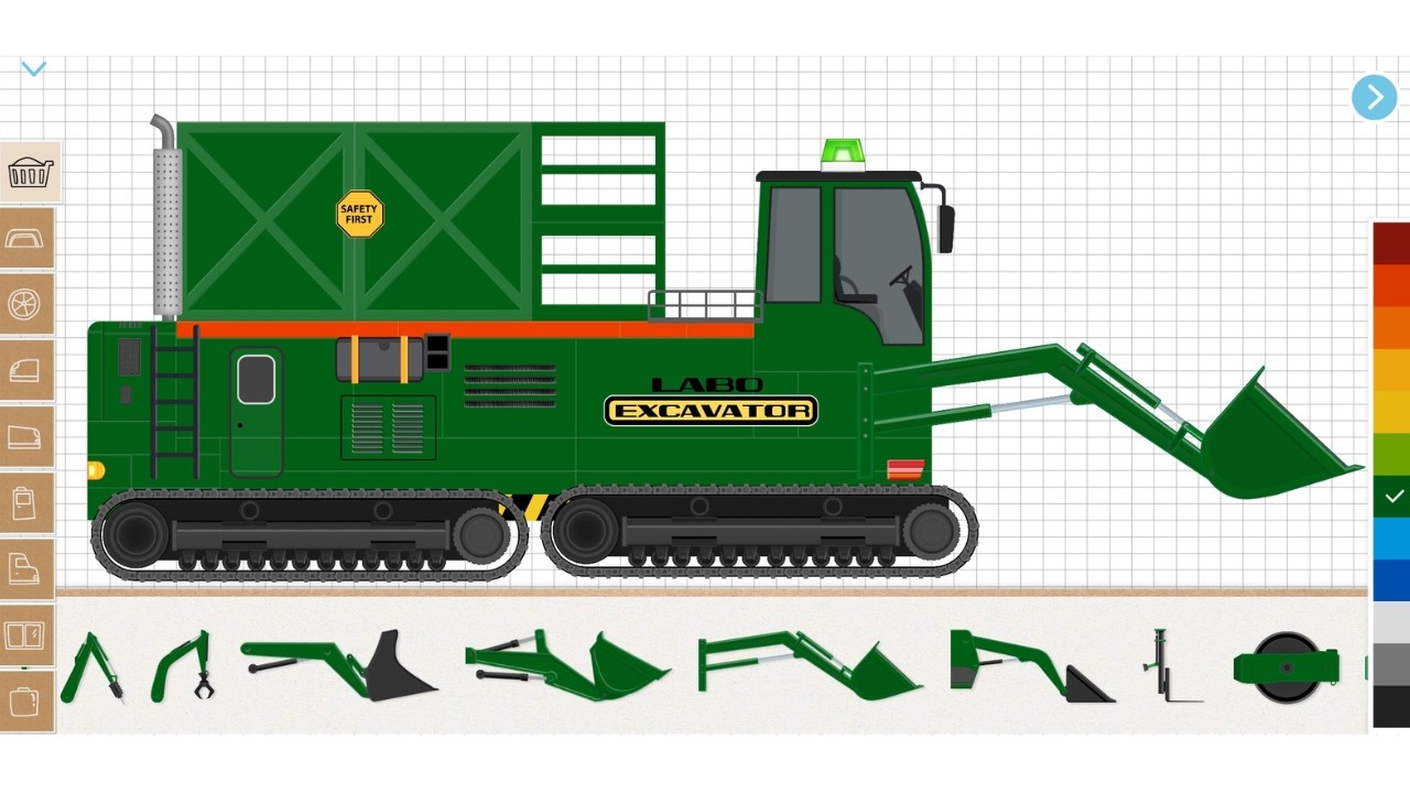 Building a Super Multitask Excavator in Labo Simulator