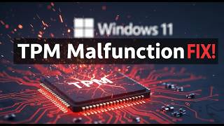 How to Fix Trusted Platform Module Has Malfunctioned Error in Windows 11