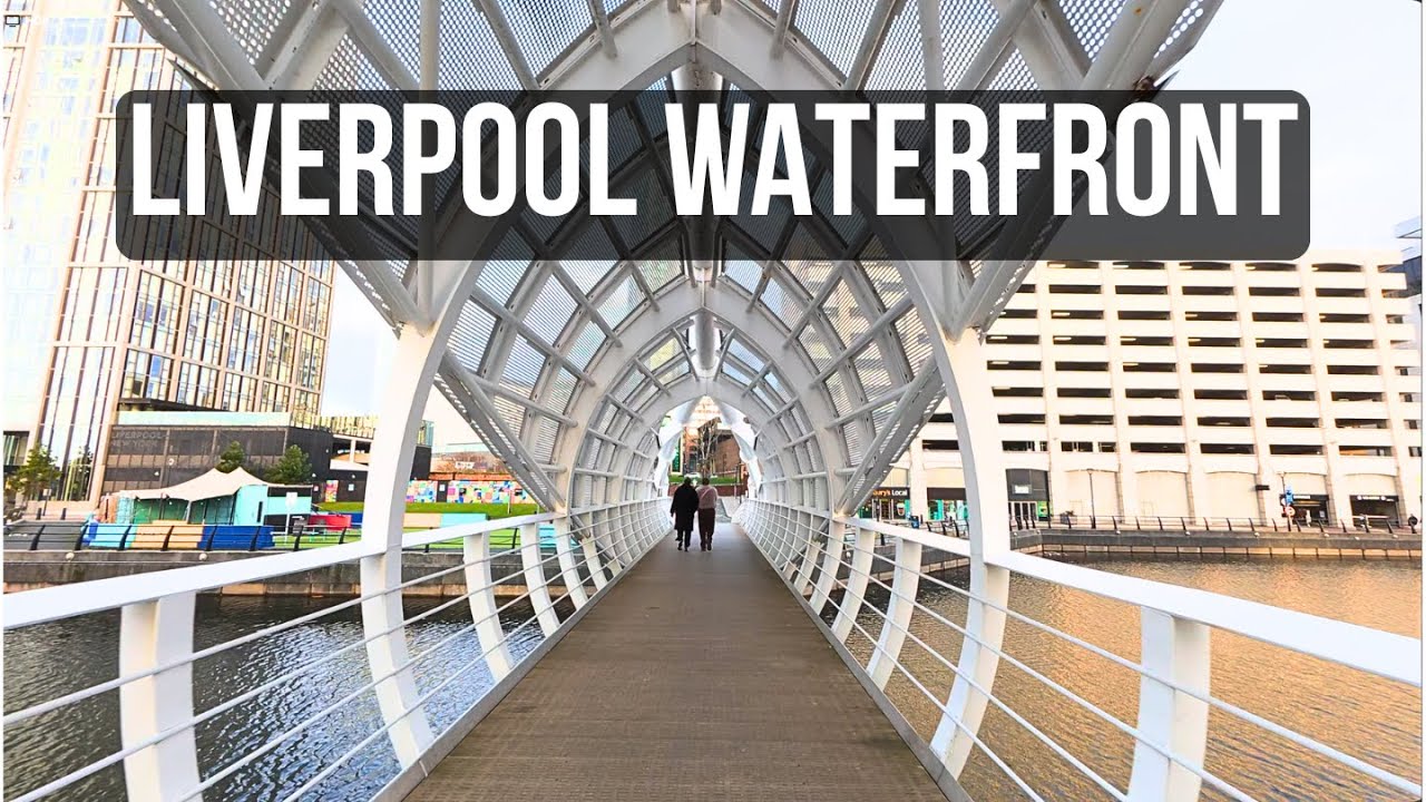 Liverpool Waterfront Walk POV | Albert Dock to City Centre | Real Sound 4K