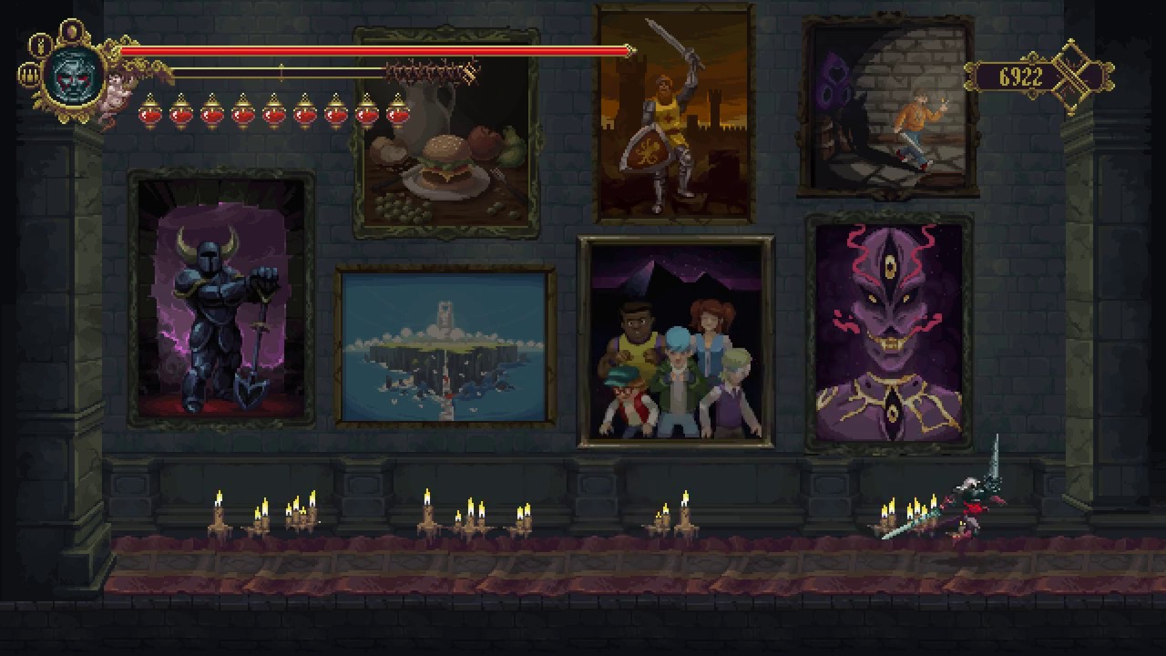 [Blasphemous 블라스페머스] 이스터에그 방 hidden room (easter egg) in Sleeping