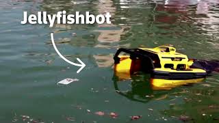 This 'Jellyfishbot' eats trash in the sea