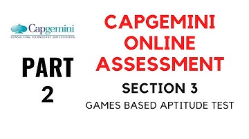 GAME-BASED APTITUDE TEST—For Cognizant, Capgemini (Part 2) (By Mohit Jain)