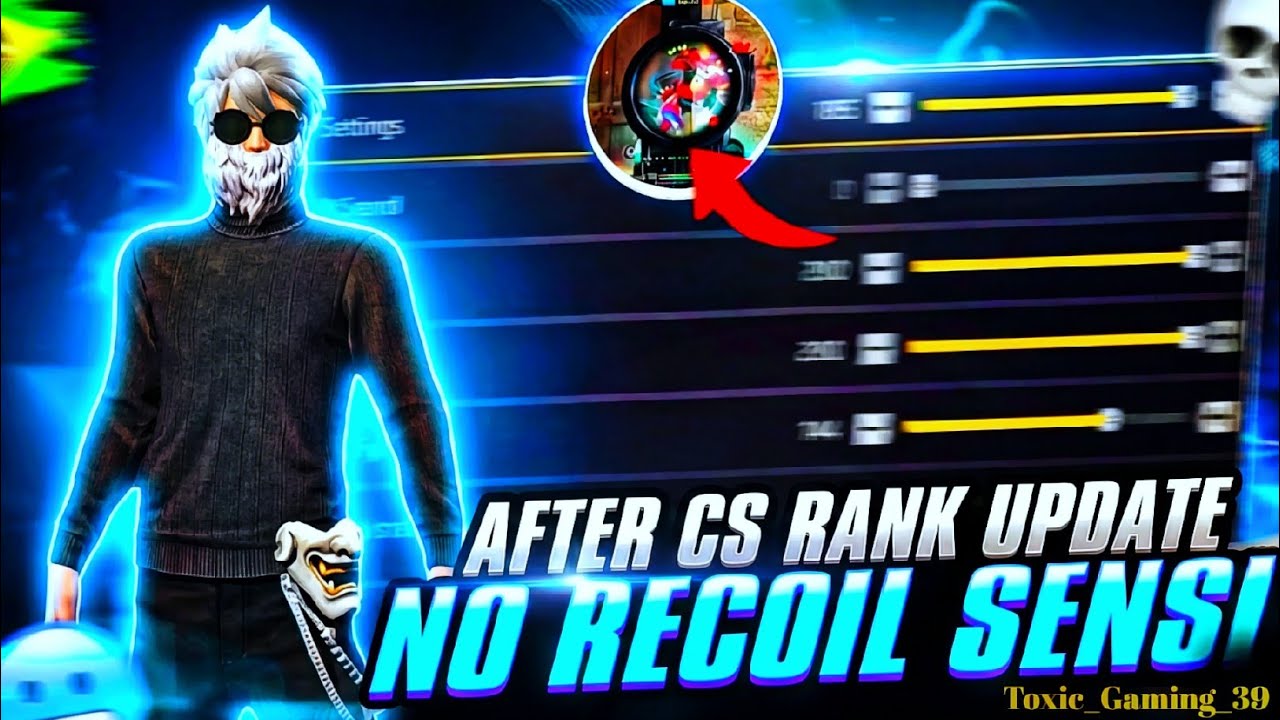 After Update Cs Rank Best Sensitivity Settings| Cs Rank Ke Liye Best Sensitivity Settings 