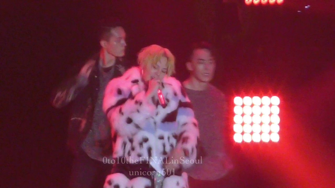 bigbang 0to10 final in Seoul g-dragon solo day1