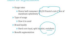 Module 2 Chapter 6 & 7 Segmentation and Loyalty