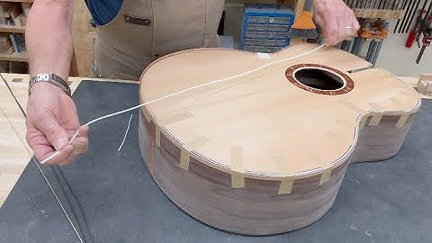 Installing Binding and Inlayed Purfling: Part 2 of 3