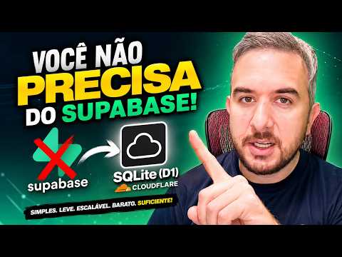 Thumbnail do vídeo: Você NÃO Precisa do Supabase!