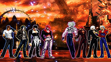 Kyo-Iori Team VS K-Nao Team [Request Match] KOF MUGEN