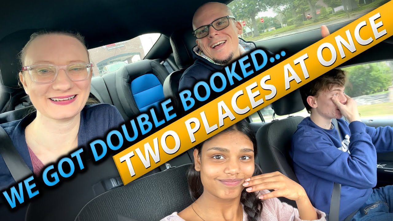 We Got DOUBLE BOOKED… 2 Places at Once 😬