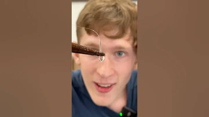 Making Prince Rupert’s drops in random liquids #shorts