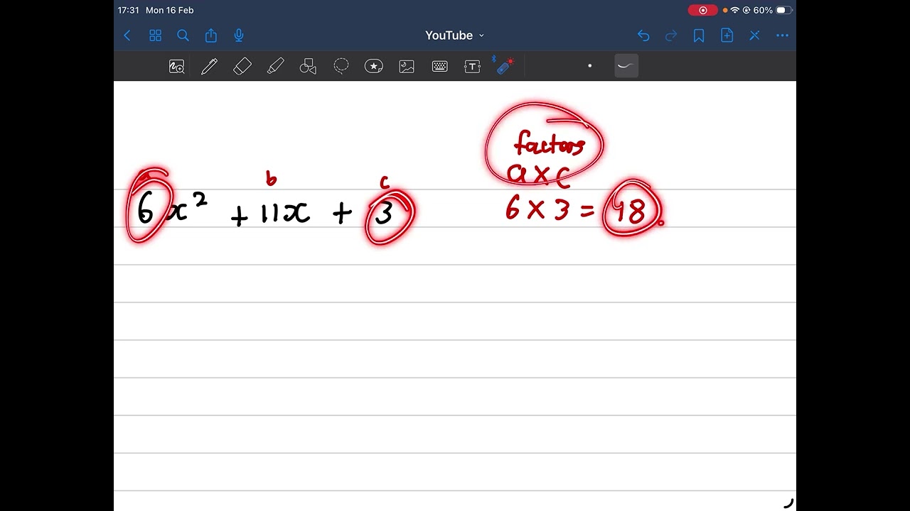 Factorisation 4.1 Trinomials - Both Methods 