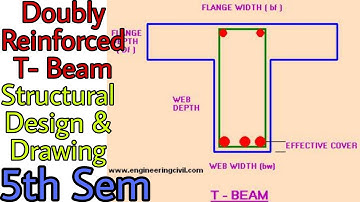 Doubly Reinforced T- Beam | Structural Design and Drawing | CTEVT | 4Th sem | Prashant YT |