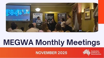 MEGWA: Korte presentaties van de mentees van het WA Mentoring Program 2025