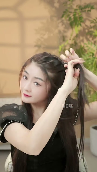 Cute Hairstyle Tutorial #hairstylesgirl #koreanhairstyle #diyhairstyle #beautyfulhairstyle #wigs