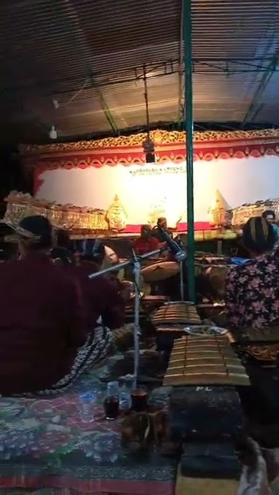 wayang kulit dalang rangka bersih desa