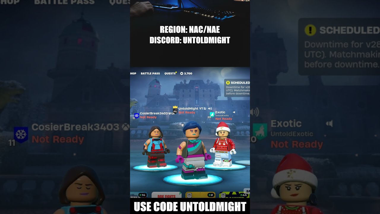 Leaked LEGO Lobby + Zone Wars + Speed Realistics + Squads + Fall Guys | TikTok Live VOD: 12/06/2023