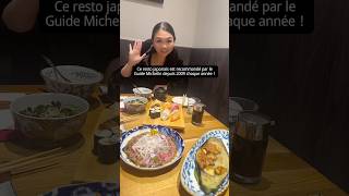J’ai testé un resto japonais recommandé par le Guide Michelin depuis 2009 chaque année chez ZEN !