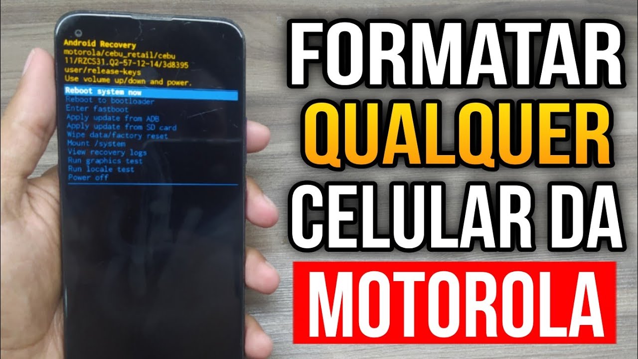 COMO FORMATAR O CELULAR DA MOTOROLA COM SENHA SEM PERDER OS DADOS - YouTube