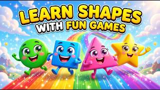 Learn Shapes for Kids | Fun Shape Learning & Guessing Game | Colors & Shapes | Educational Videos screenshot 3