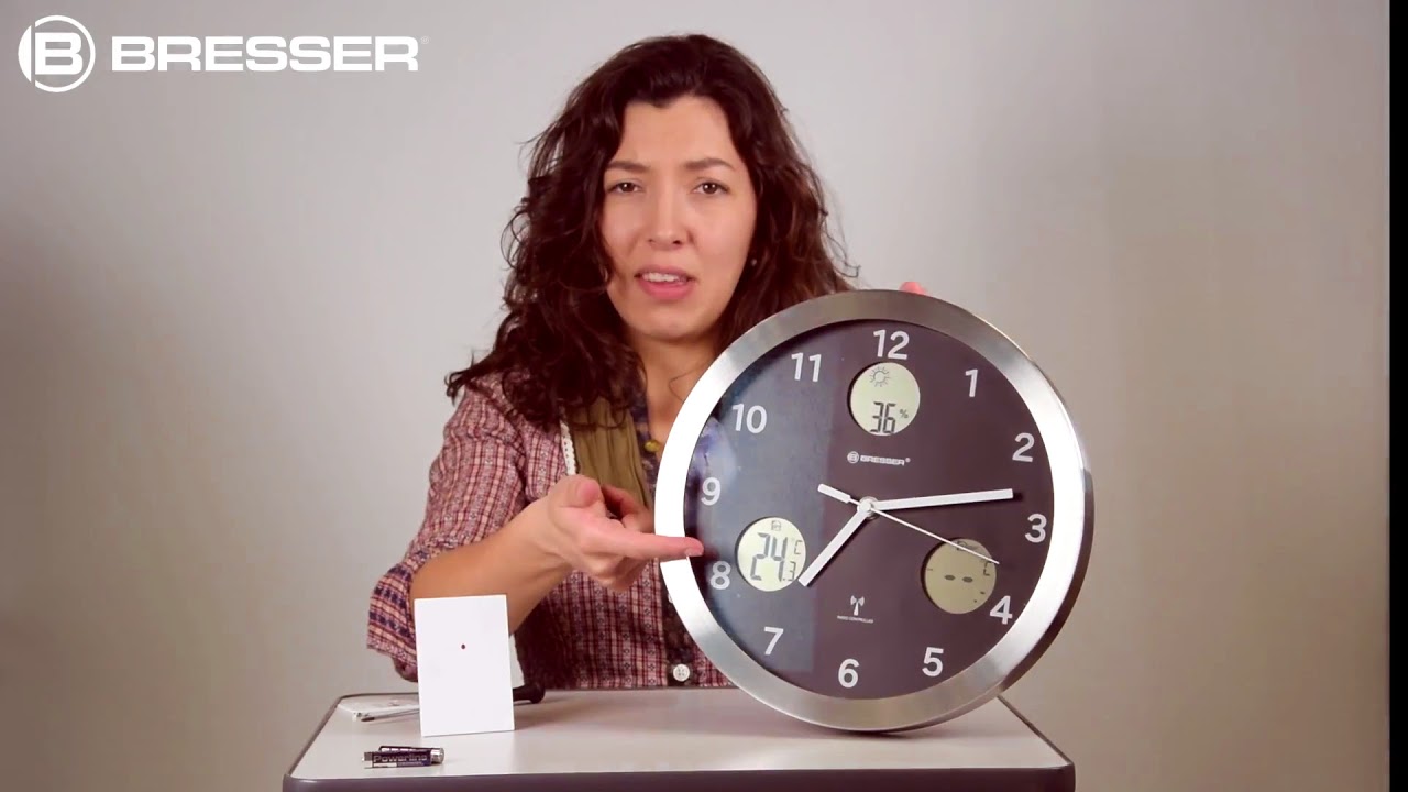 Inbetriebnahme: BRESSER MyTime io Wanduhr 30 cm