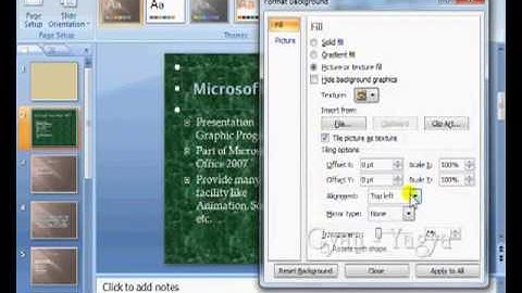 MS PowerPoint 2007 in Hindi Themes, Background) Part 5