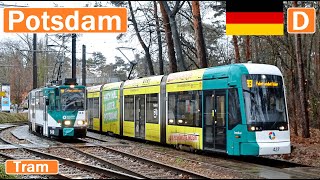 POTSDAM TRAMS / Potsdam Straßenbahn 2023 [4K]