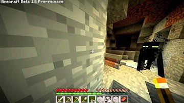 Minecraft Beta 1.8 Pre-Release - Enderman (First Encounter) Part 1 or 3