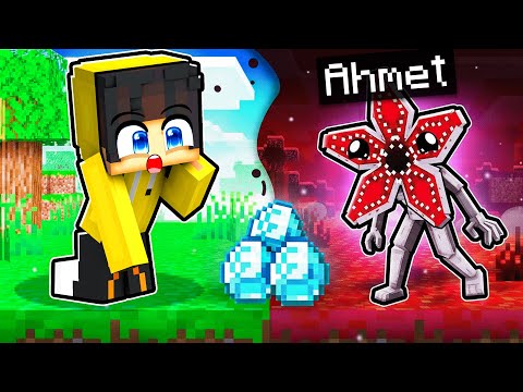 Minecraft'ta DEMOGORGON Evime Geldi!🪷🩸