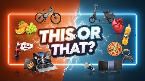 This or That Challenge 🔥 | Which One Would You Choose? | Ultimate Fun Quiz 2025 #WouldYouRather