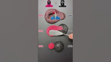 Squid Game Soldier vs Front Man  Guess the mixed color #squidgame2 #shortfeed  #shorts #satisfying