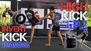 High kick training 2 invert kick