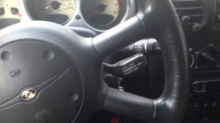 Overriding automatic lock in the PT cruiser