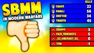Modern Warfare SBMM is Real and Not Going Anywhere..