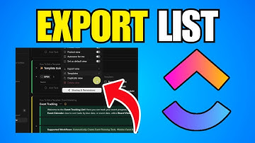 How To Export List In ClickUp (Step By Step Guide)